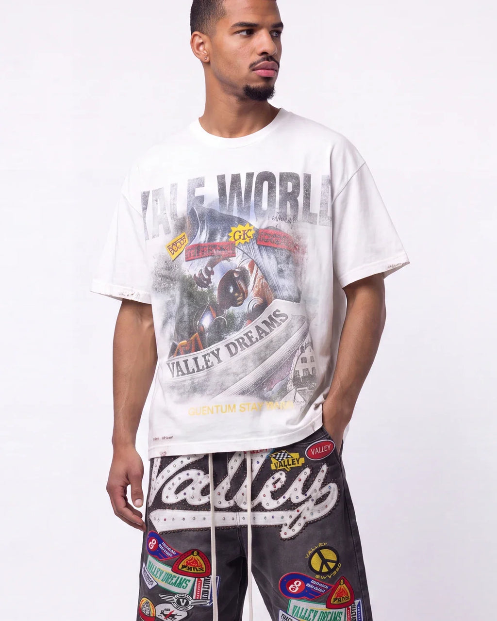Vale Forever Newspaper Tee White