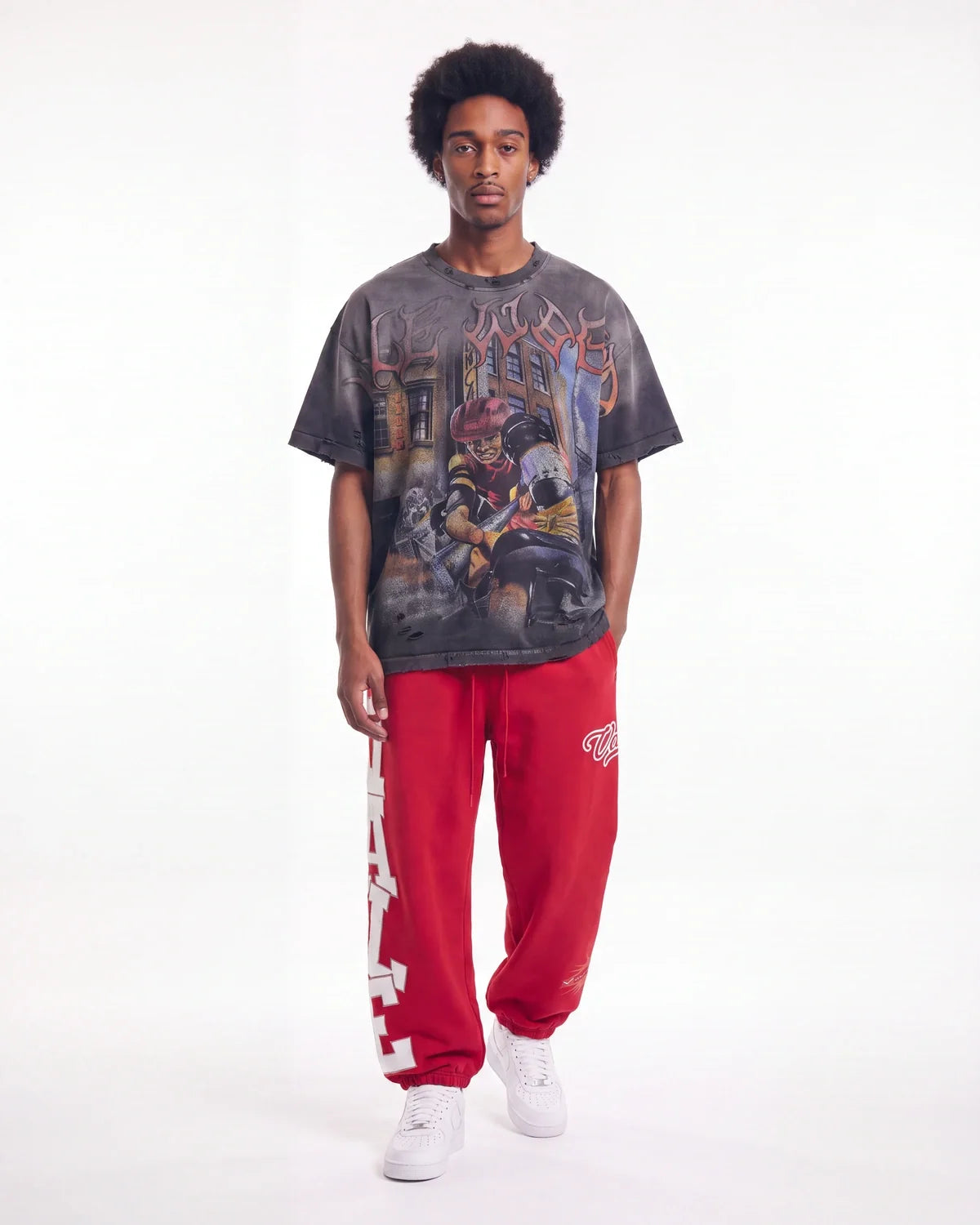 Vale Forever Lego Sweatpants Cherry Red
