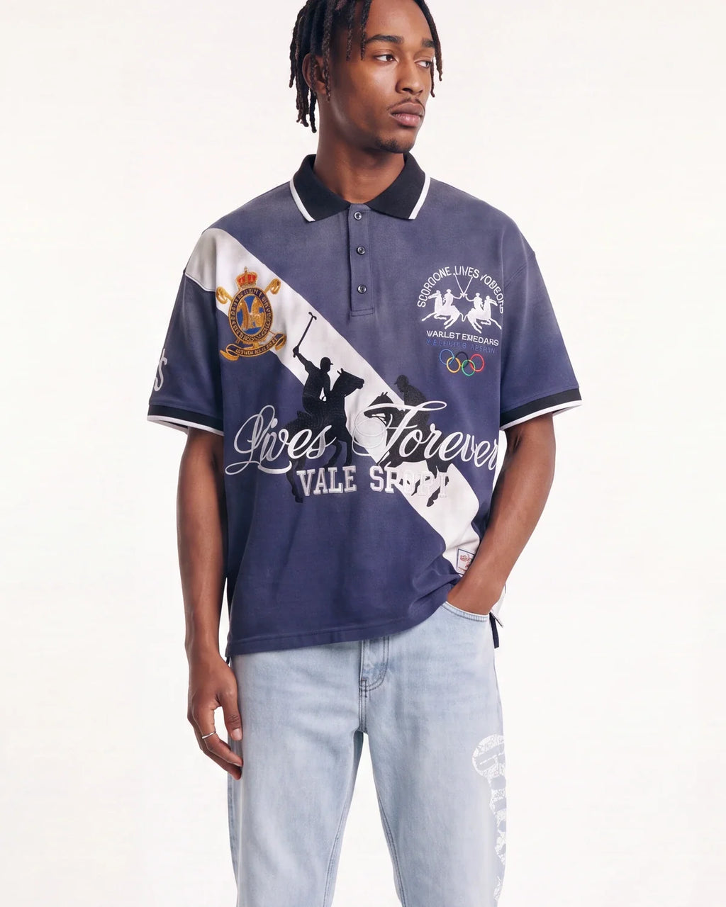 Vale Forever Wales Polo Navy