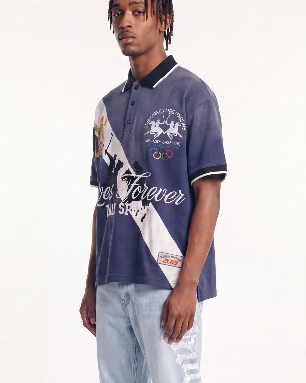 Vale Forever Wales Polo Navy