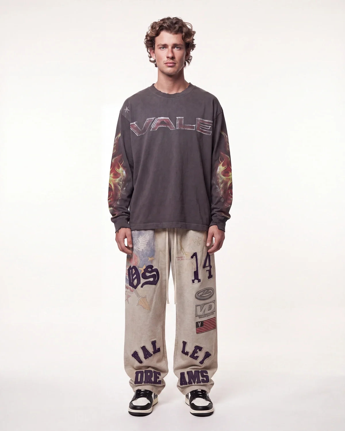 Vale Forever Crash Sweatpants Dirty Grey