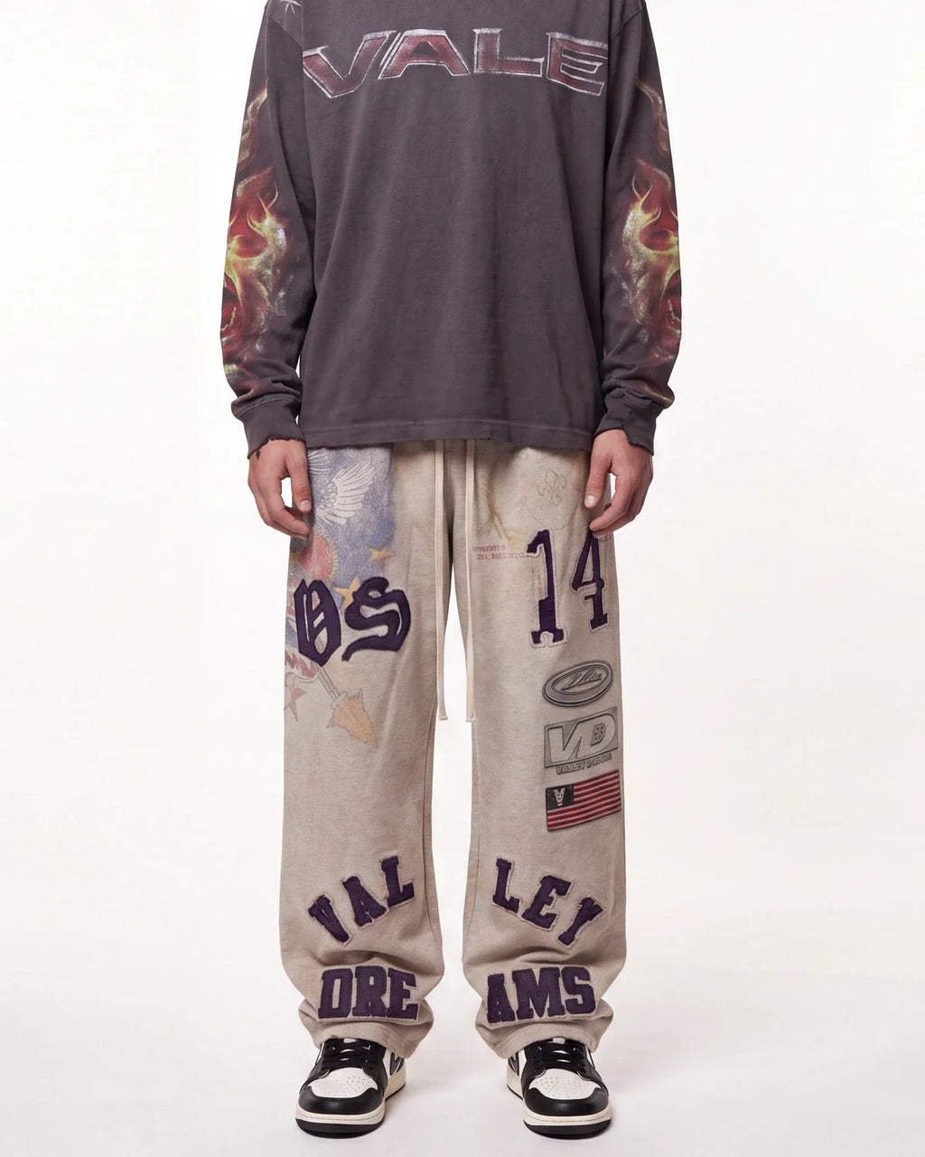 Vale Forever Crash Sweatpants Dirty Grey