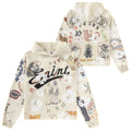 Saint Michael Multi-Graphic Patchwork Doodle Hoodie - Off-White