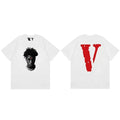 Vlone x NBA YoungBoy Portrait Graphic T-Shirt - White/Red