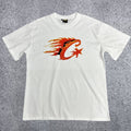 Corteiz Flame Logo T-Shirt – White/Multi
