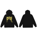 Revenge Black Arch Logo Pullover Hoodie Yellow
