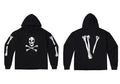 Vlone Skeleton Bones Graphic Hoodie - Black