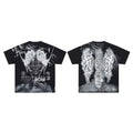 First Row “Cyber Tribal” Graphic Vintage Tee