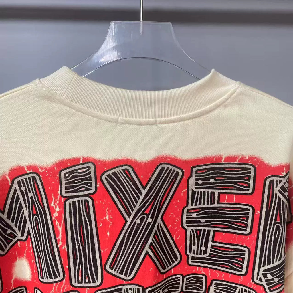 Mixed EMOTION Retro Art Club Graphic Crewneck Sweatshirt