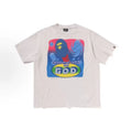 Saint Michael "Cope and saint and GOD" Graphic Vintage  T-Shirt - Light Grey