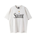 Saint Michael "Saint" Logo & Apple Vintage T-Shirt - Off-White