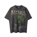 Saint Michael "REVENGE" Portrait Vintage T-Shirt - Black