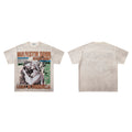 Majestik Soul Broken Heart Light In Darkness Religious Vintage Washed Oversized Graphic Tee