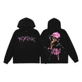 Revenge Pink Carti Smoker Arch Logo Pullover Hoodie