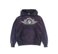 Saint Michael "ANGEL OF DEATH" Hoodie - Purple/Black