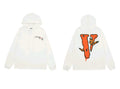 Vlone Butterfly Graphic Hoodie - White/Orange