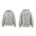Saint Michael Tattoo All-Over Print Hoodie - Heather Grey