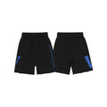 Vlone Side-Gothic Logo Sweatshorts - Black/Blue