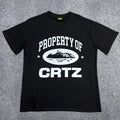 Corteiz Property of CRTZ T-Shirt – Black/White