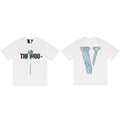 Vlone x Pop Smoke "The Woo" Graphic T-Shirt - White/Blue