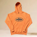 Corteiz Alcatraz Island Heavyweight Hoodie orange