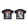 First Row “Lost Utopia” Graphic Rhinestone Vintage Tee
