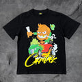 Corteiz Cartoon Hot Rod Graphic Tee - Black Streetwear T-Shirt
