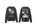 Saint Michael x Ghost in the Shell Anime Long Sleeve - Black