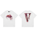 Vlone Lava Graphic T-Shirt - White/Pink