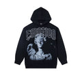 Mixed EMOTION Blindfolded Statue Angel Black Pullover Hoodie