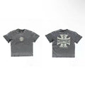 West Coast Choppers Iron Cross Tee - Charcoal Grey