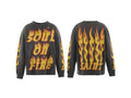 Saint Michael "SOUL ON FIRE" Flame Long Sleeve - Black