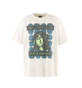 Saint Michael Religious Art Graphic Vintage T-Shirt - Off-White