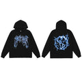 Revenge Earth Lightning Arch Logo Pullover Hoodie Black/blue