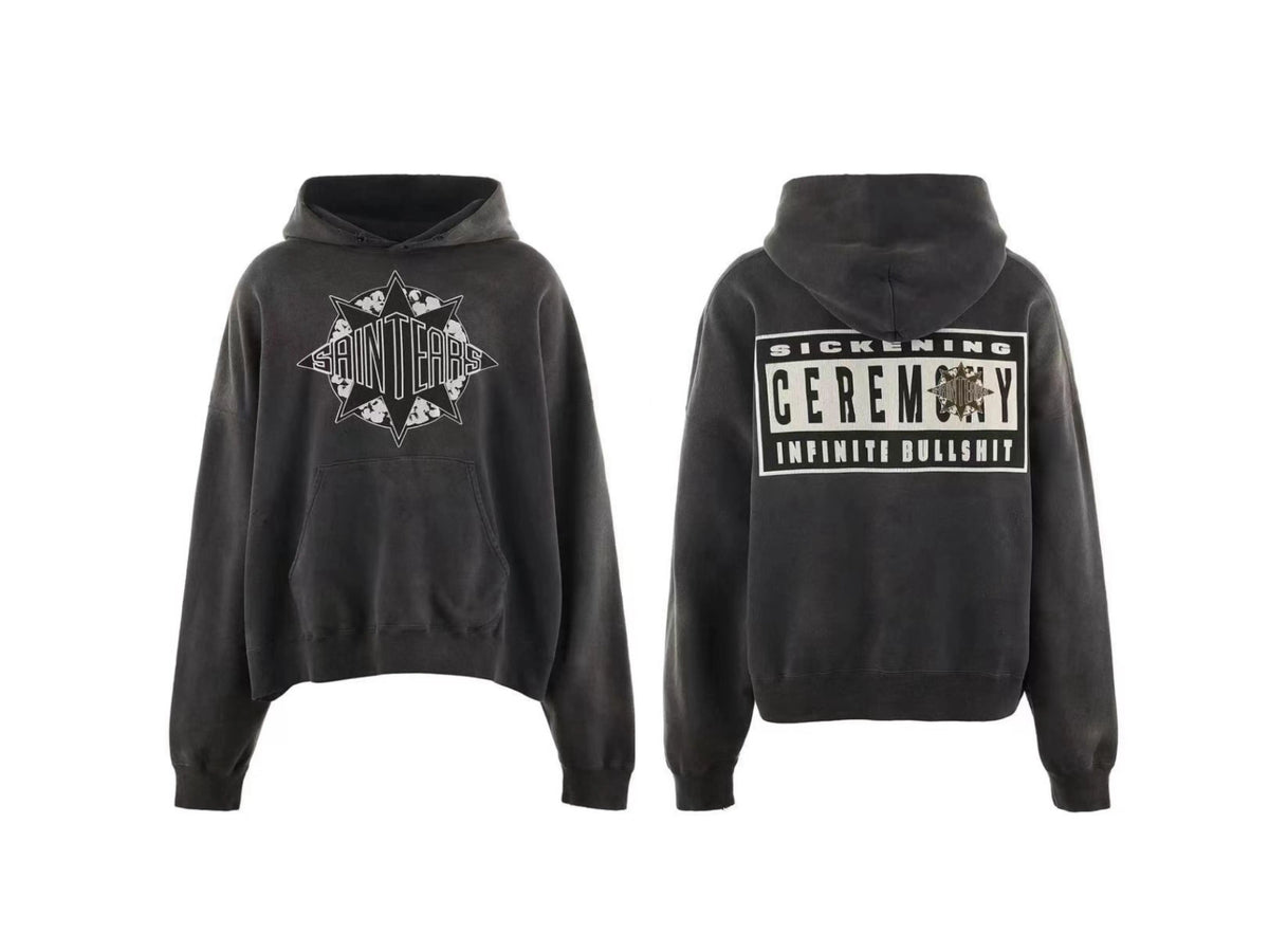 Saint Michael "SICKENING CEREMONY" Hoodie - Black