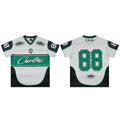 Corteiz Number 88 Athletic Jersey T-Shirt - White/Green/Black