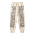 Saint Michael Distressed Graphic Sweatpants - Off-White