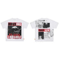 First Row “Burning Flame Endures” Skull Rhinestone Vintage Tee