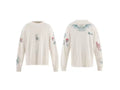 Saint Michael Tattoo & Graffiti All-Over Print Long Sleeve - Off-White