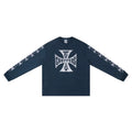 West Coast Choppers Cross Print ERD Stylist Same Style Waffle Sanskrit Long Sleeve (5)