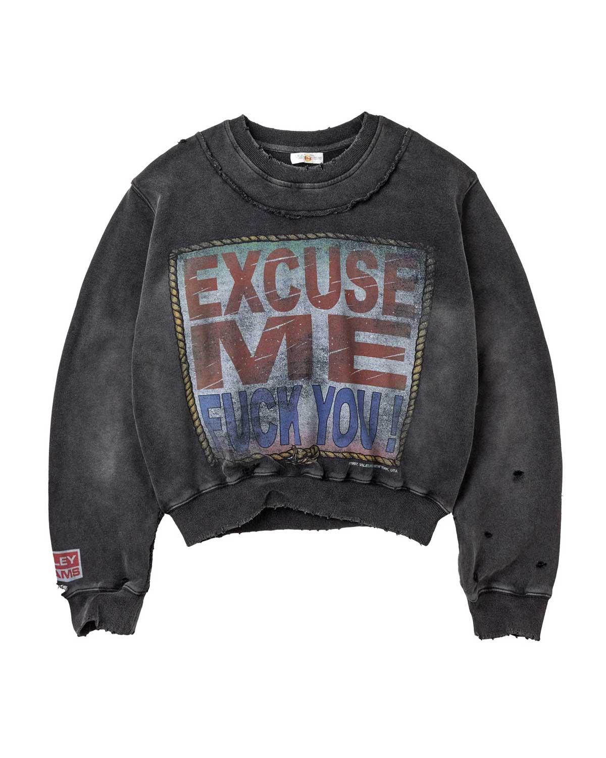 Vale Forever Excuse Me Crewneck Black