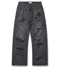Vale Forever Rain Rhinestone Denim Jeans Black